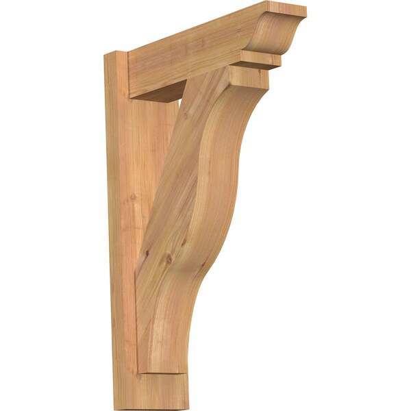 Ekena Millwork Funston Smooth Traditional Outlooker, Western Red Cedar, 5 1/2"W x 18"D x 26"H OUT06X18X26FST01SWR - main